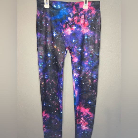Galaxy Print Leggings - Picture 1 of 3